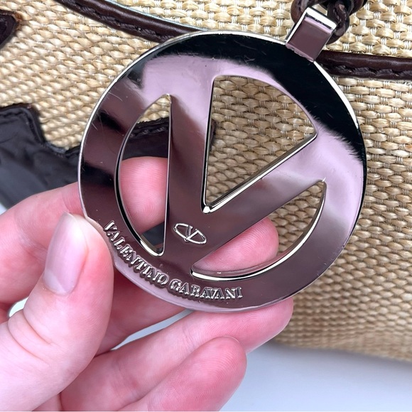 Rare Valentino Garavani Raffia Shoulder Bag - Picture 5 of 10